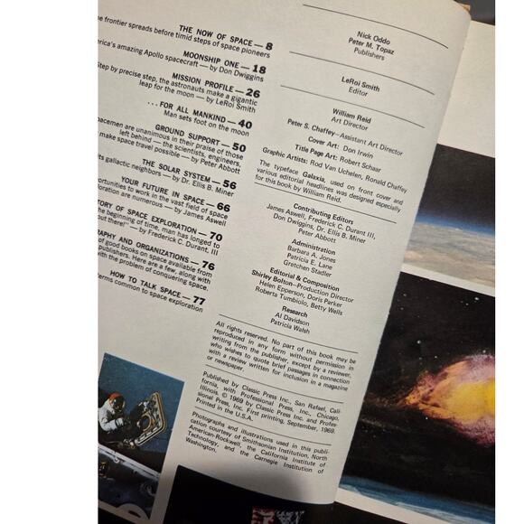 Lot 4 Vintage Nasa Astronaut Books Above and Beyond We Came In Peace - Picture 7 of 11